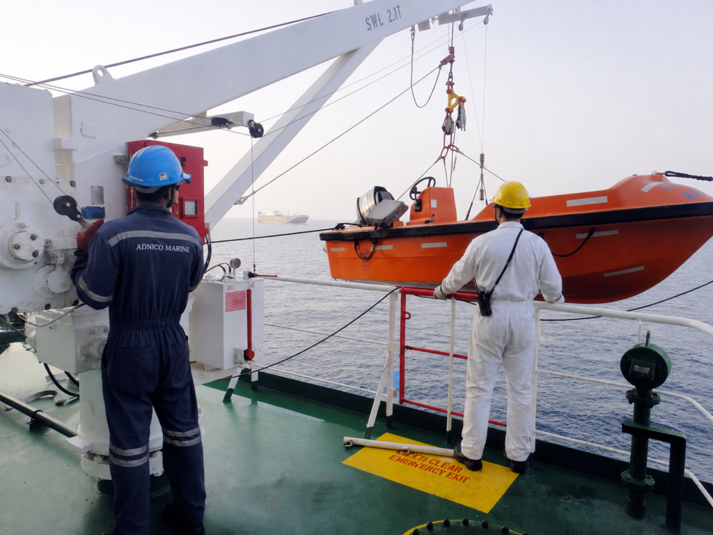 Lifeboat Davit & Rescue Boat Davit Proof Load Test
