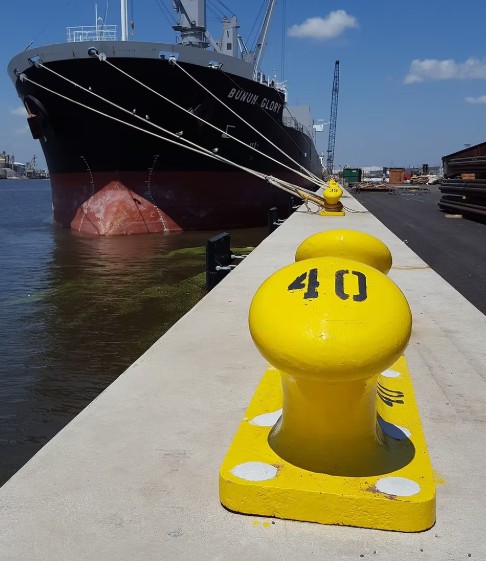 Proof load test services in UAE for marine and offshore lifting equipment
Marine crane load testing with certified water bags and load cell
Pad eye and mooring bollard proof load testing for offshore projects
Lifeboat davit and rescue boat davit load testing in UAE
ADNICO MARINE proof load testing support for marine offshore and energy sectors
